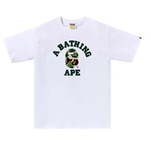 A Bathing Ape White Short Sleeve Tee